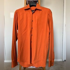 Burnt Orange Prada Button Up